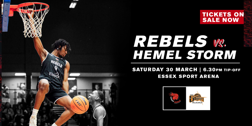 essex rebels vs hemel storm graphic