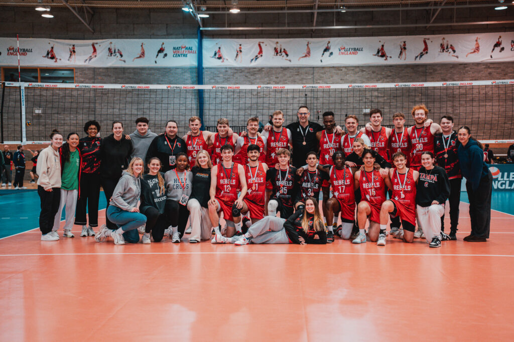 essex rebels women and men volleyball  group picture