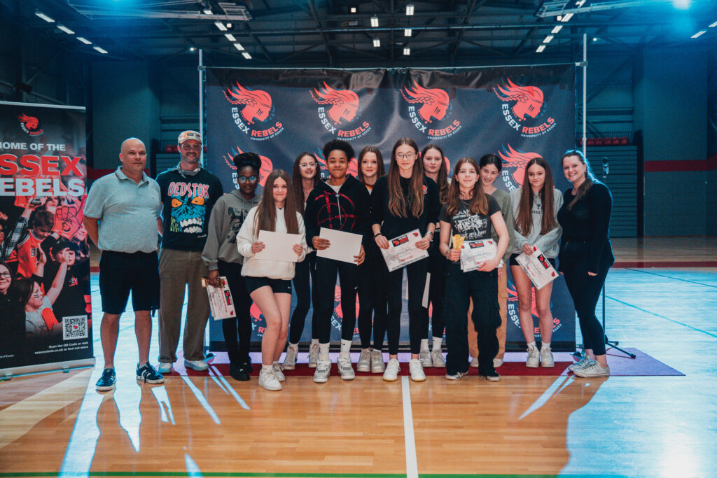 U14 Essex Rebels Junior basketball team