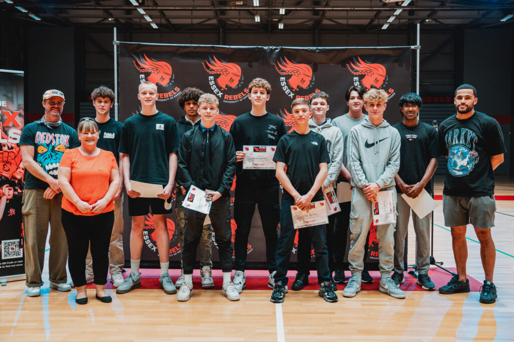 U16 Essex Rebels Junior Basketball team