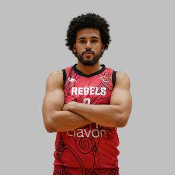 men's basketball player with crossed arms