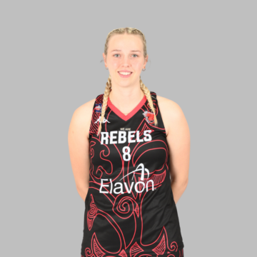female basketball player smiling
