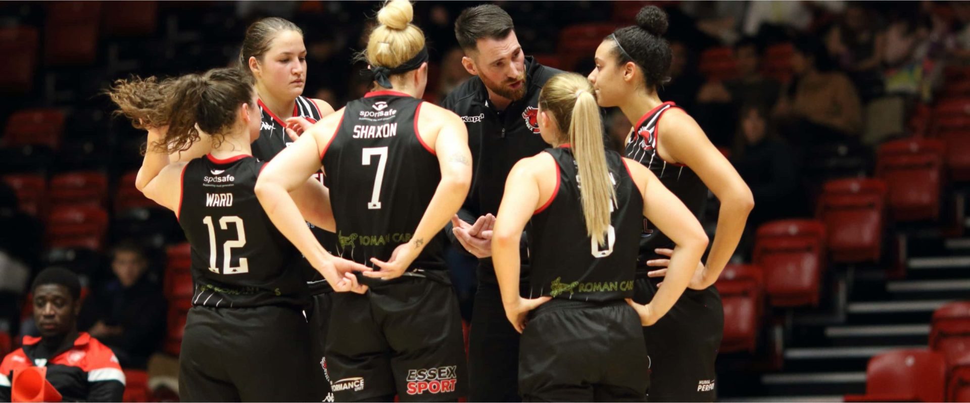 Essex Rebels Team Huddle