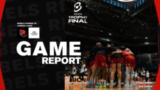Rebels Women game report vs London Lions Graphic