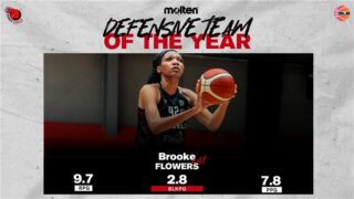 Brooke Flowers Defensive Team of the year