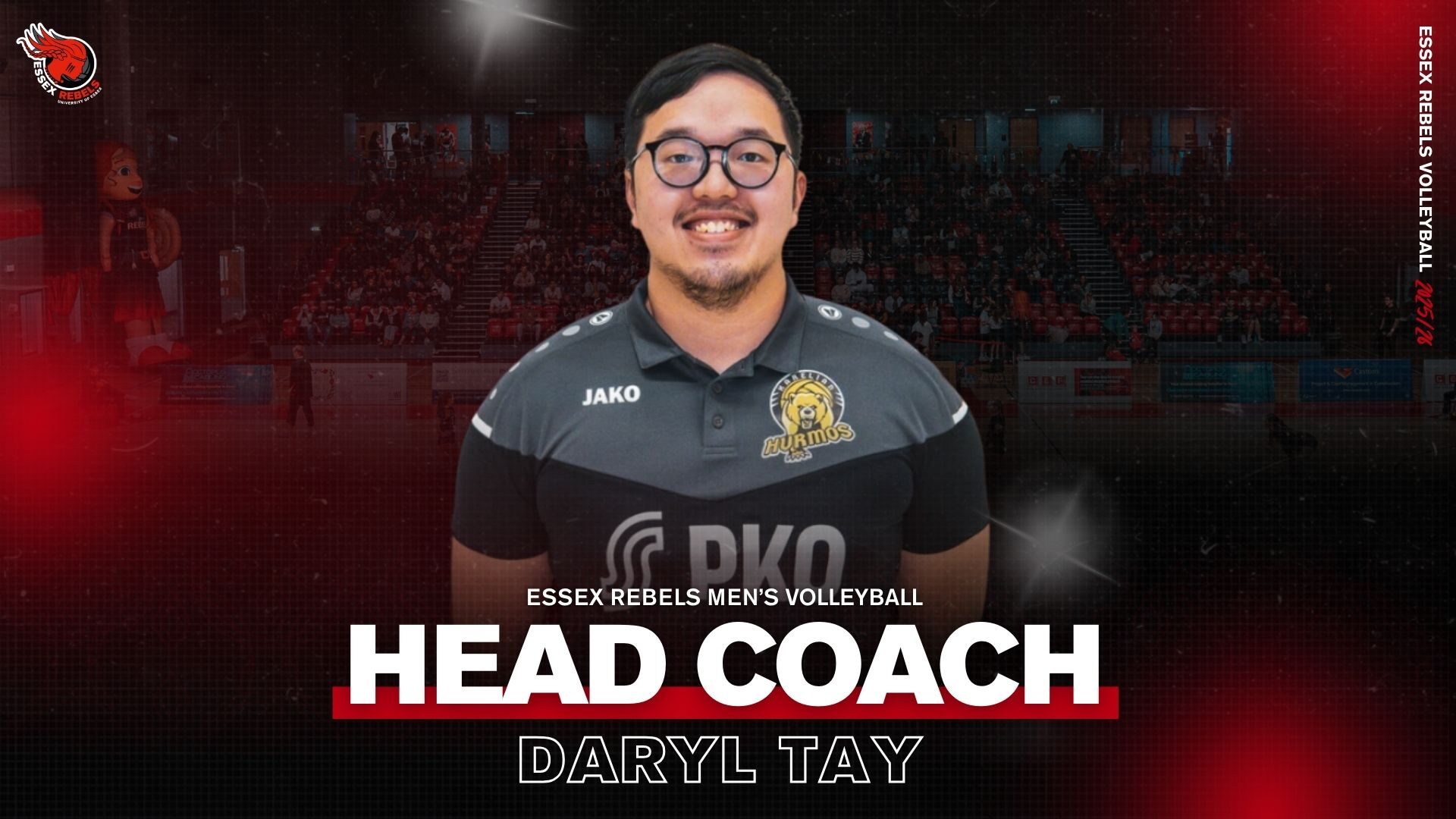 Daryl Tay Announcement grapc - essex rebels new men's volleyball head coach
