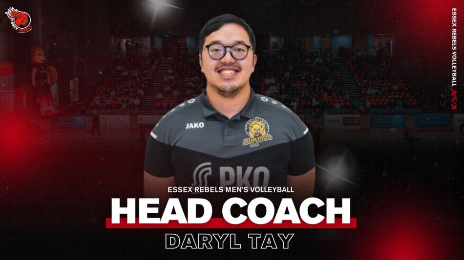Daryl Tay Announcement grapc - essex rebels new men's volleyball head coach