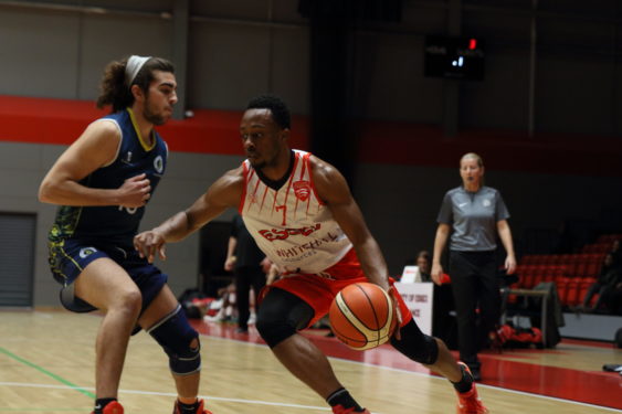 Basketball match at the Arena