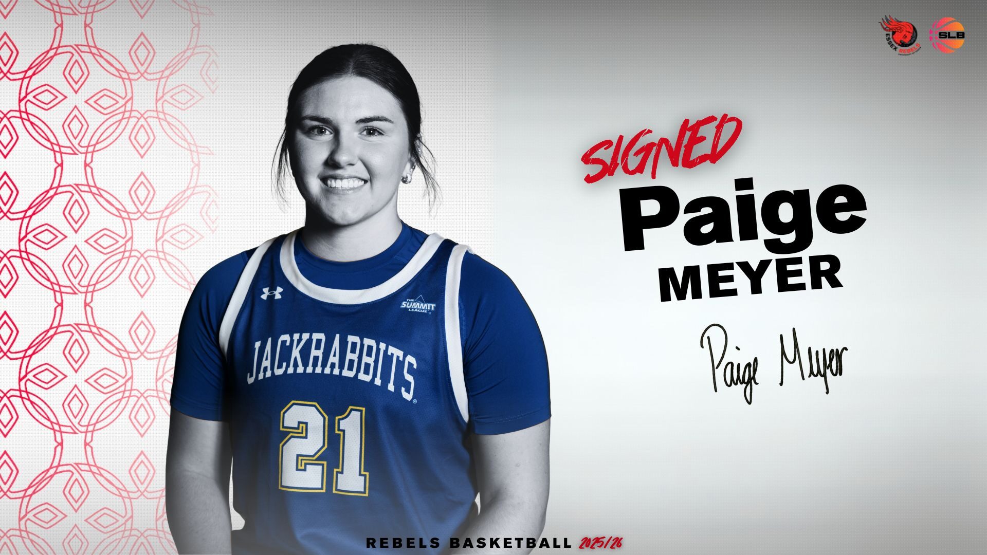 Paige Meyer announcement graphic