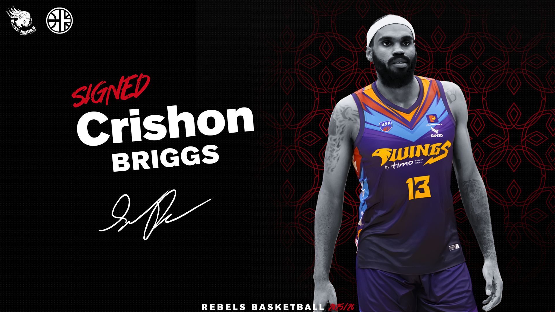 crishon briggs announcement graphic