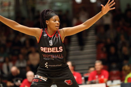 Essex Rebels womens basketball game