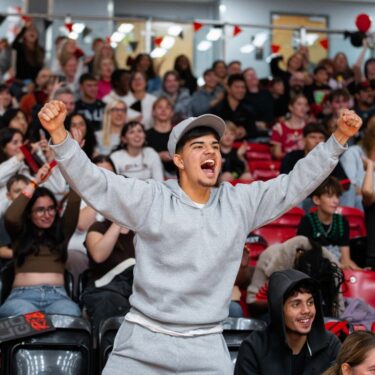 Essex Rebels crowd celebrating