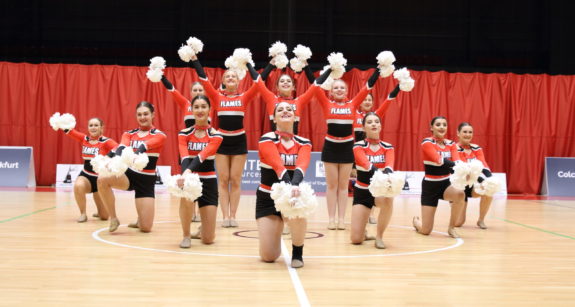 Essex Rebels cheerleaders